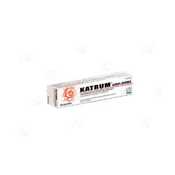 KATRUM  0,025 % CREMA, 1 tubo de 30 g