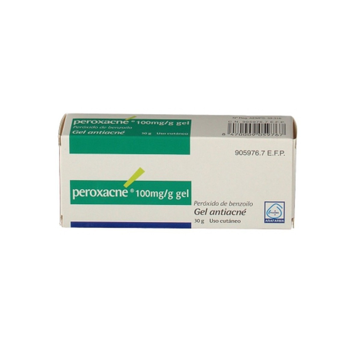 PEROXACNE 100 mg/g GEL, 1 tubo de 30 g
