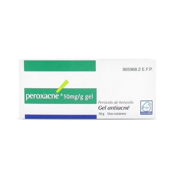 PEROXACNE 50 mg/g GEL, 1 tubo de 30 g