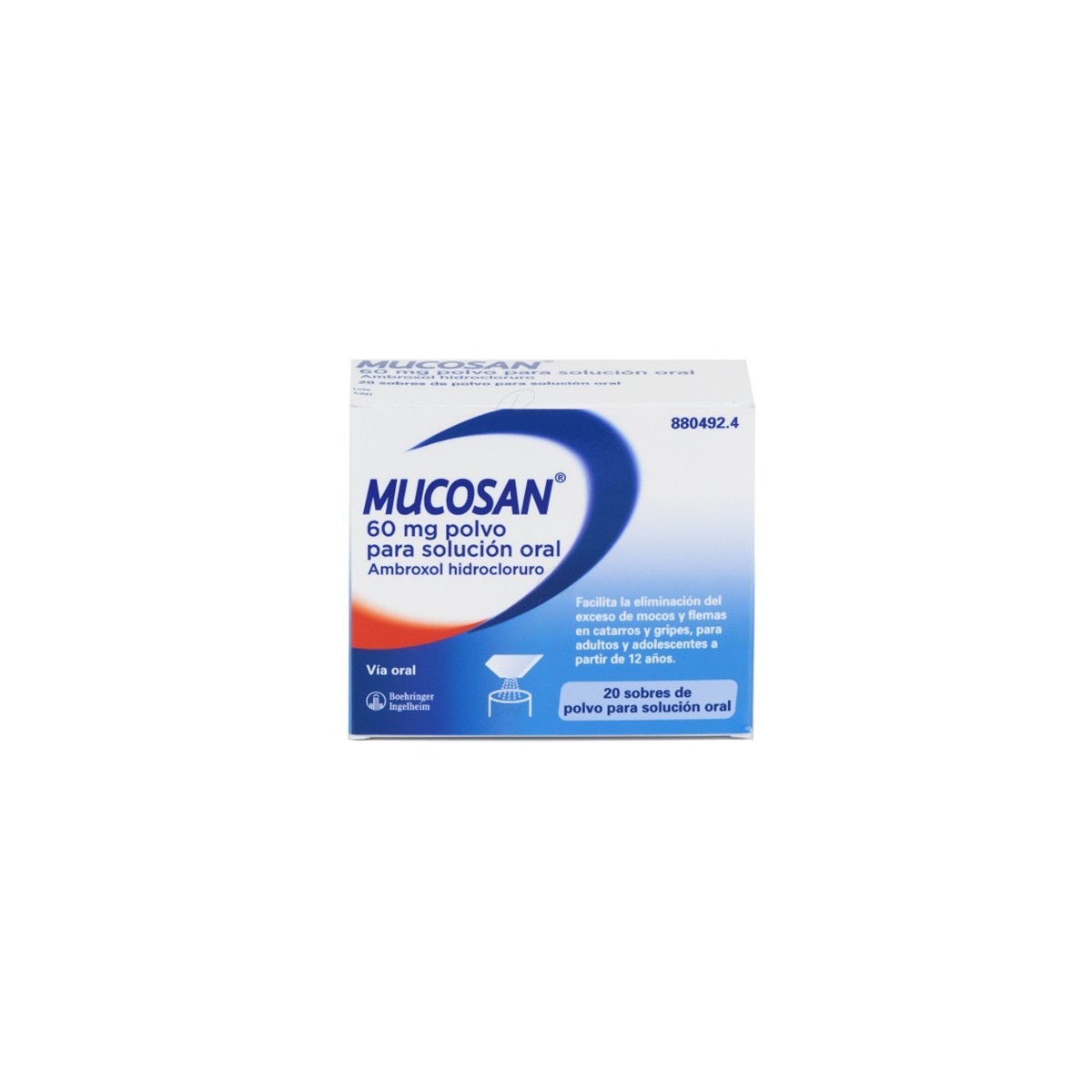 MUCOSAN 60 mg polvo para solución oral, 20 sobres