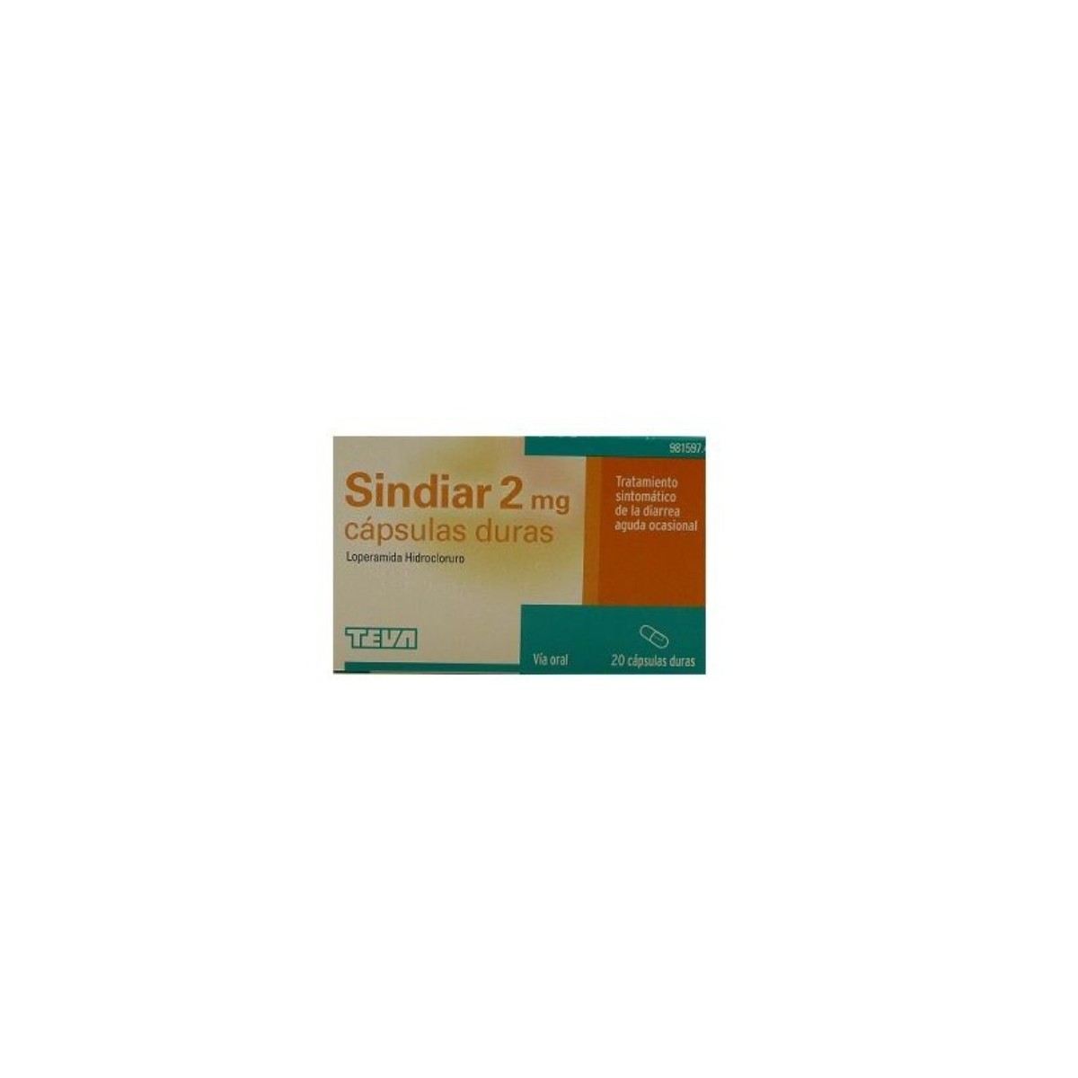 SINDIAR 2 mg CAPSULAS DURAS, 20 cápsulas