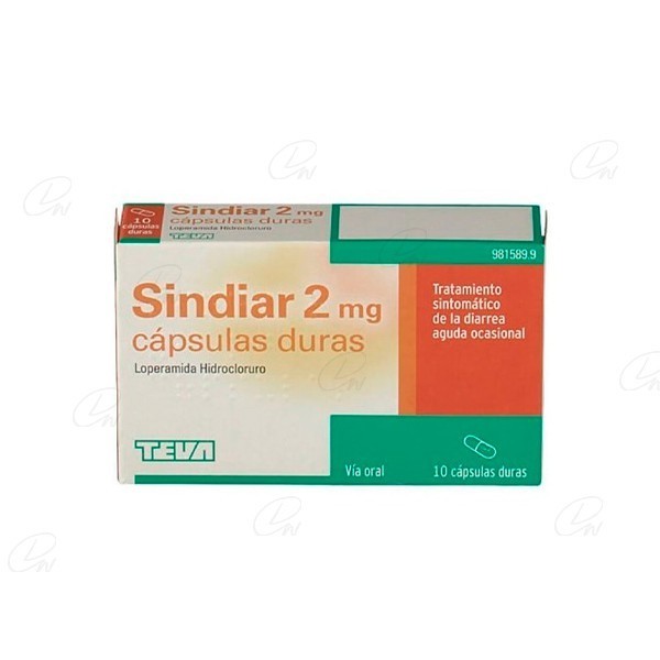 SINDIAR 2 mg CAPSULAS DURAS, 10 cápsulas