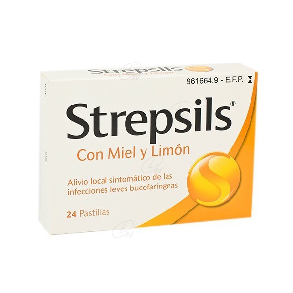 STREPSILS PASTILLAS PARA CHUPAR SABOR MIEL Y LIMON, 24...