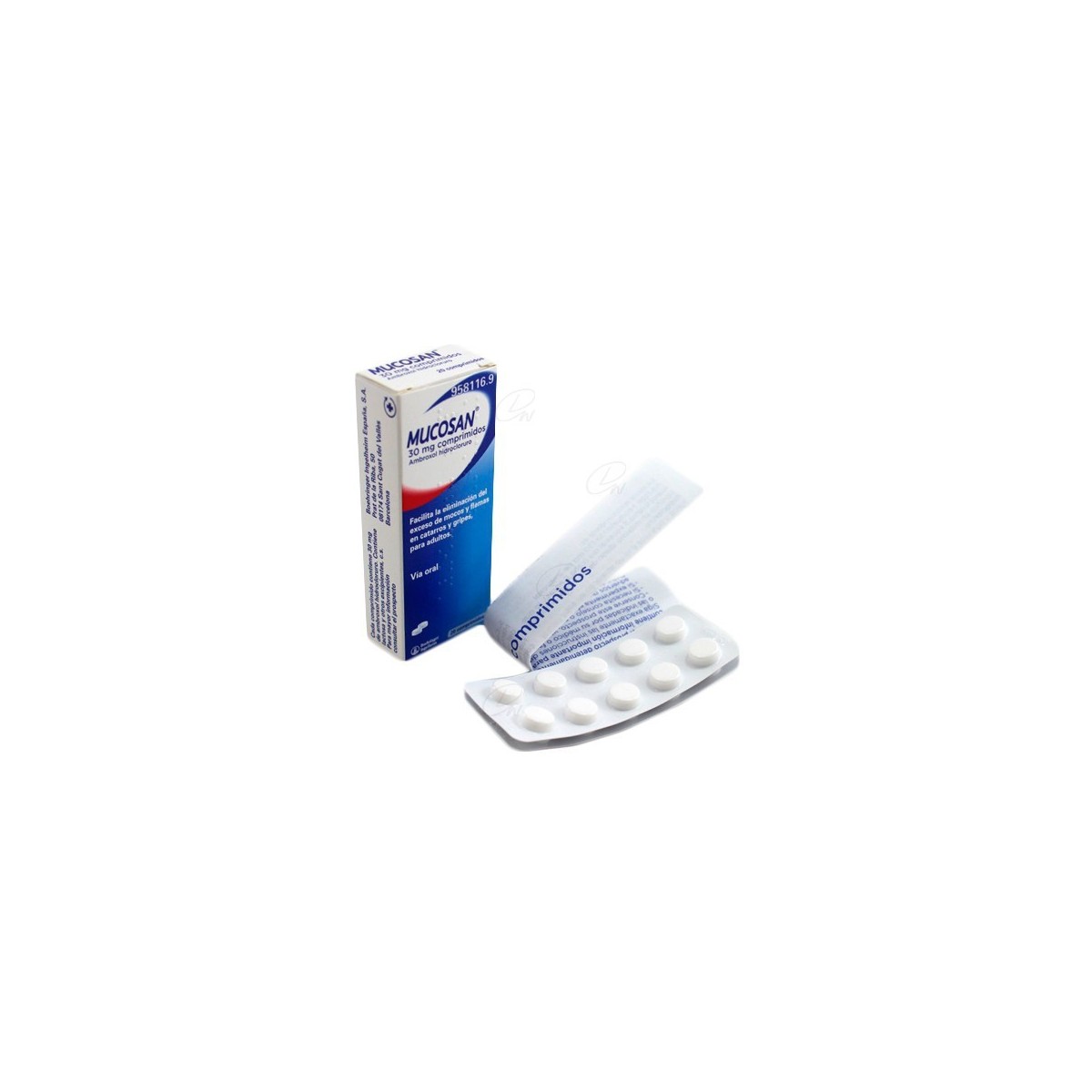 MUCOSAN 30 mg COMPRIMIDOS, 20 comprimidos
