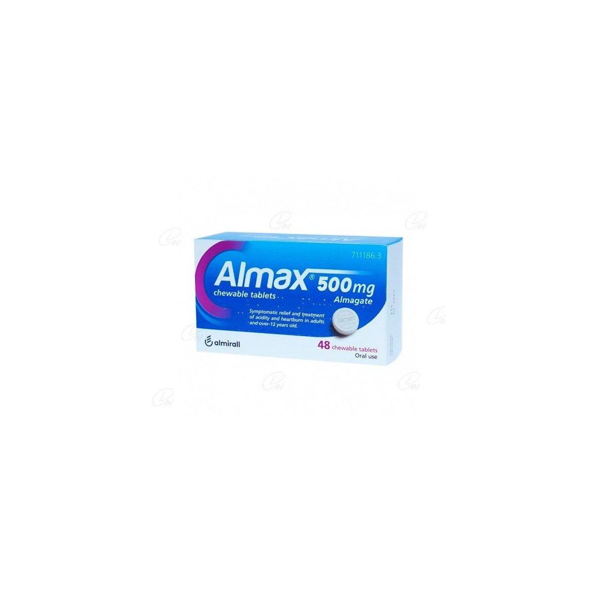ALMAX 500 MG 48 COMPRIMIDOS MASTICABLES