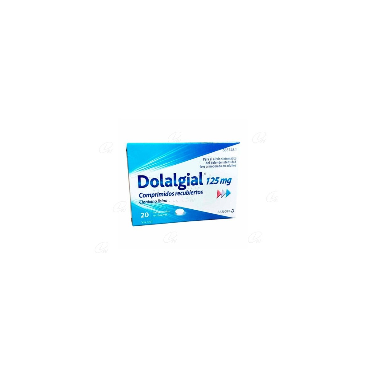 DOLALGIAL 125 mg COMPRIMIDOS RECUBIERTOS, 20...