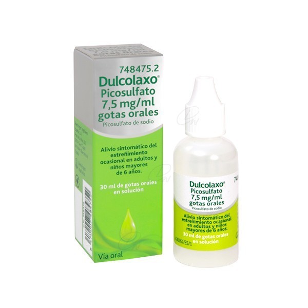 DULCOLAXO PICOSULFATO 7,5 mg/ml GOTAS ORALES, 1 frasco de...