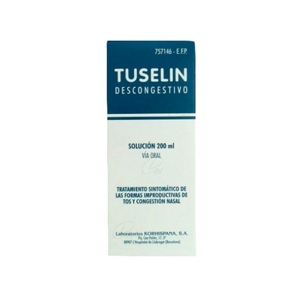 TUSELIN DESCONGESTIVO, 1 frasco de 200 ml