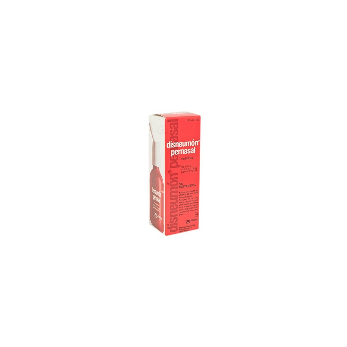 DISNEUMON PERNASAL, 1 envase pulverizador de 25 ml