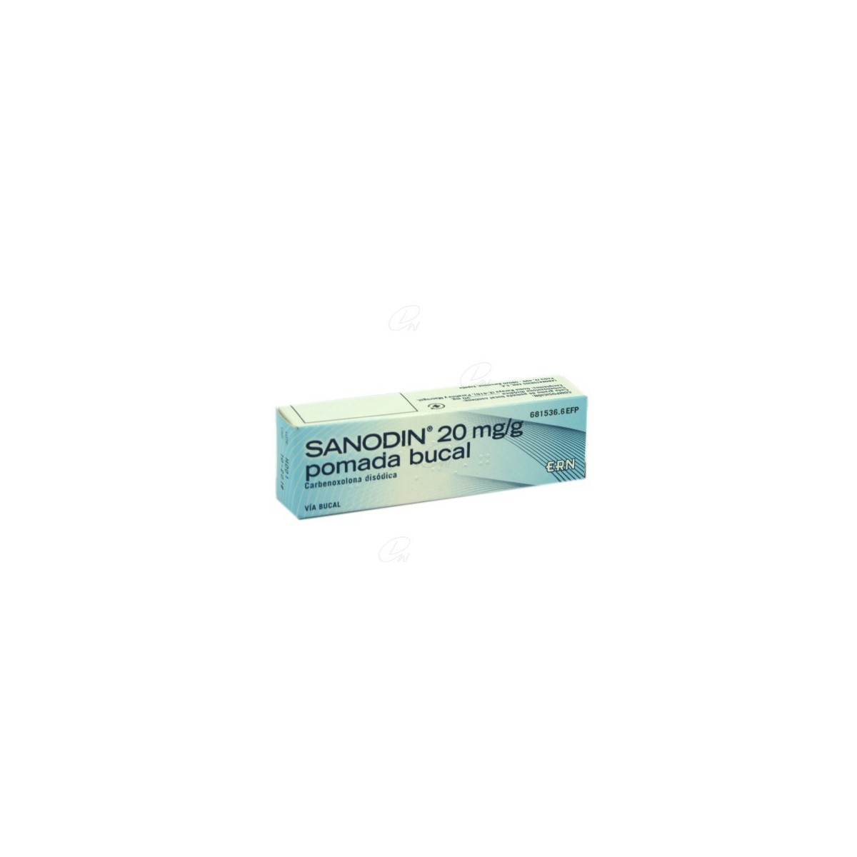 SANODIN 20 mg/g POMADA BUCAL, 1 tubo de 15 g