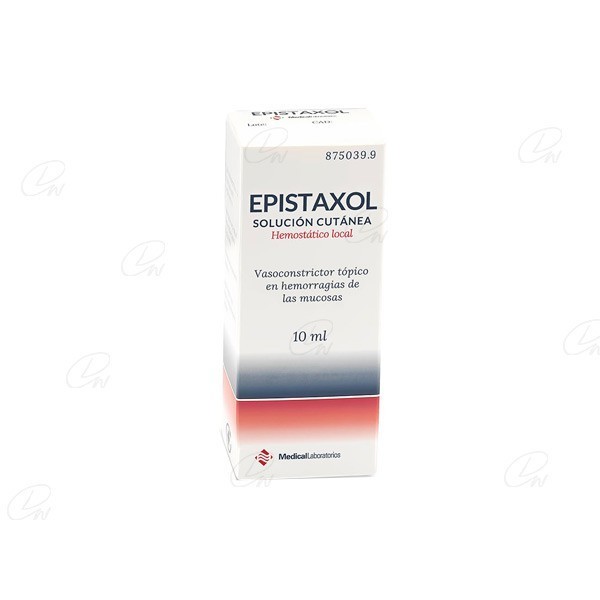 Epistaxol solución cutánea, 1 frasco de 10 ml