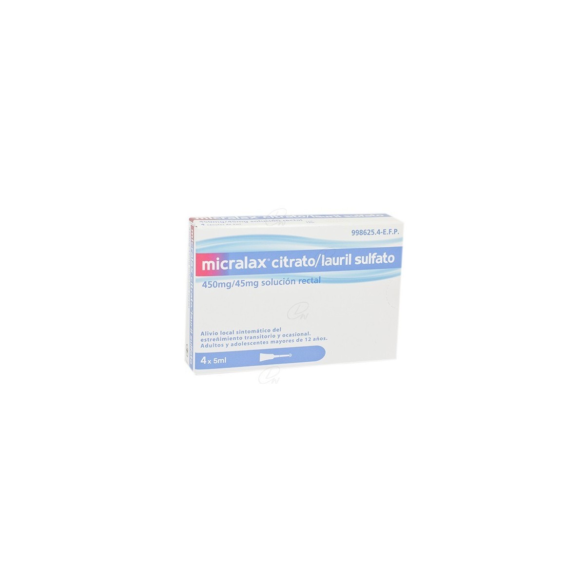 MICRALAX CITRATO/LAURIL SULFOACETATO 450 mg/45...