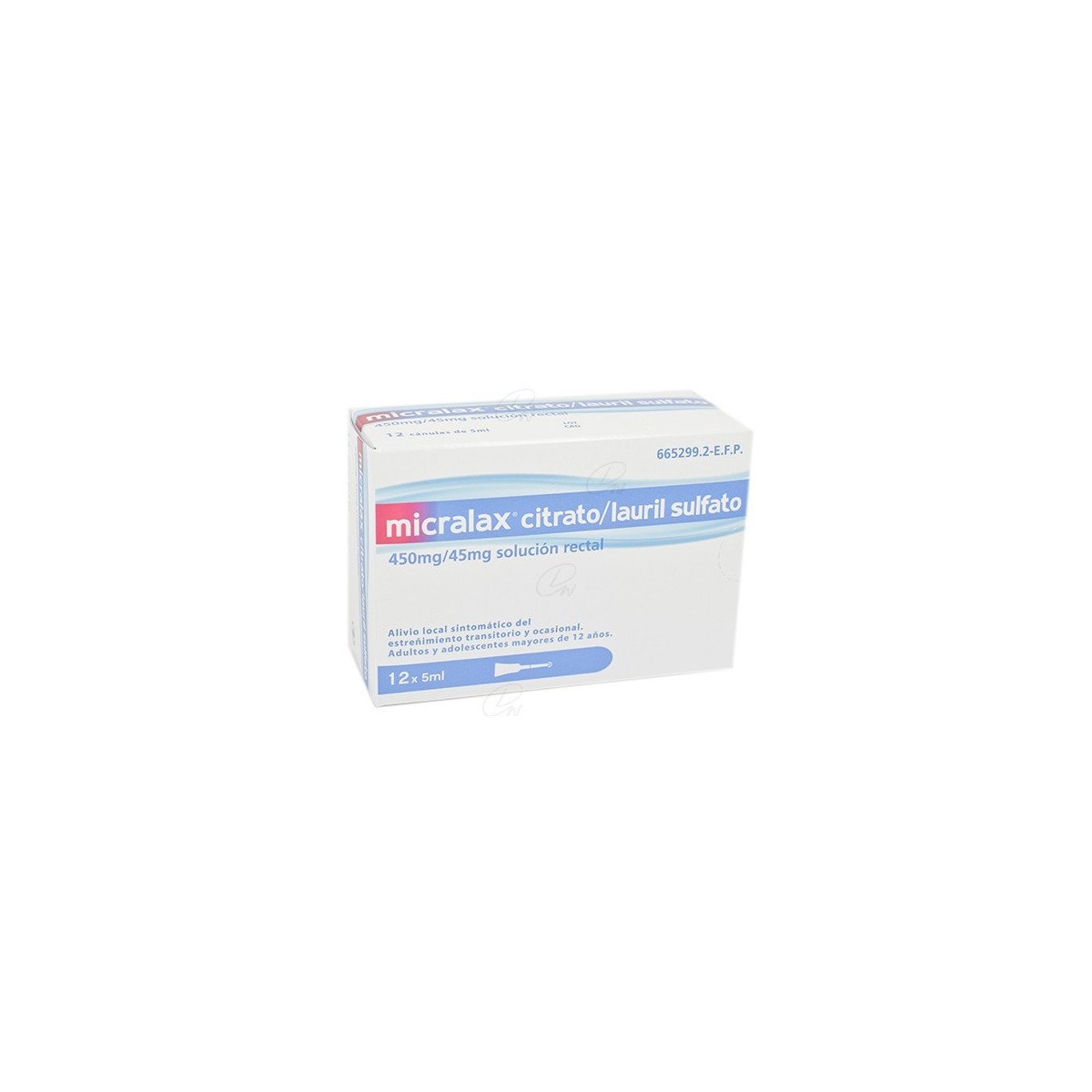 MICRALAX CITRATO/LAURIL SULFOACETATO 450 mg/45...