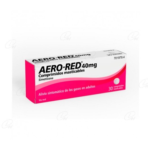 AERO RED COMPRIMIDOS MASTICABLES, 30 comprimidos
