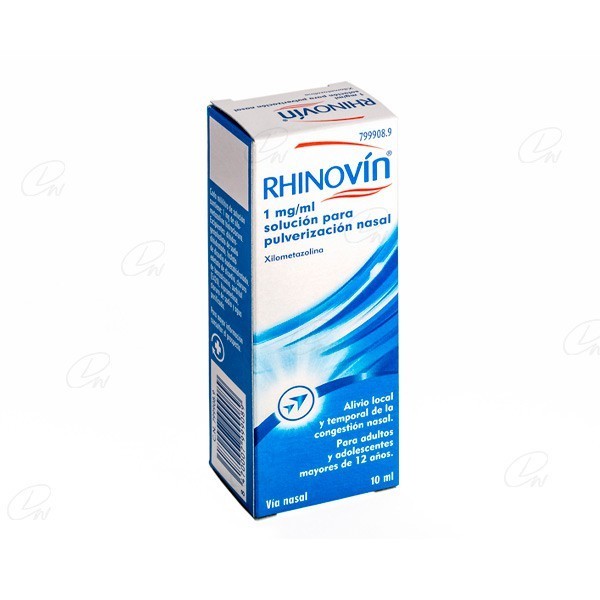 RHINOVÍN 1 MG/ML SOLUCIÓN PARA PULVERIZACIÓN NASAL, 1...