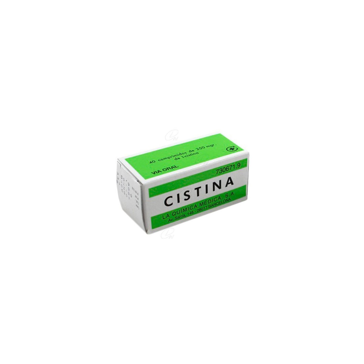 CISTINA 250 mg COMPRIMIDOS, 40 comprimidos