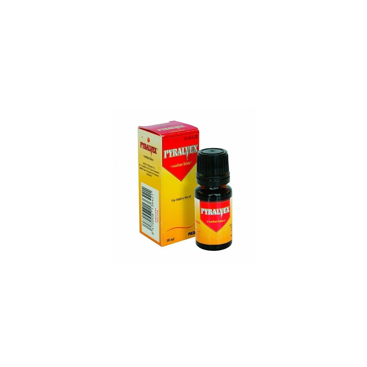 PYRALVEX SOLUCION, 1 frasco de 10 ml