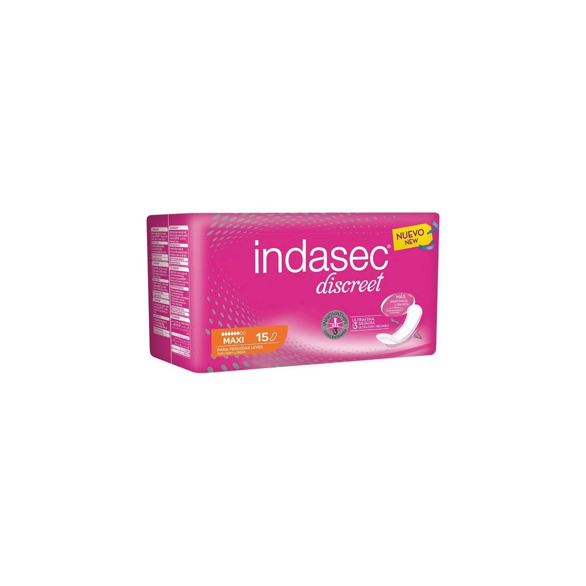 indasec-discreet-maxi-15-compresas