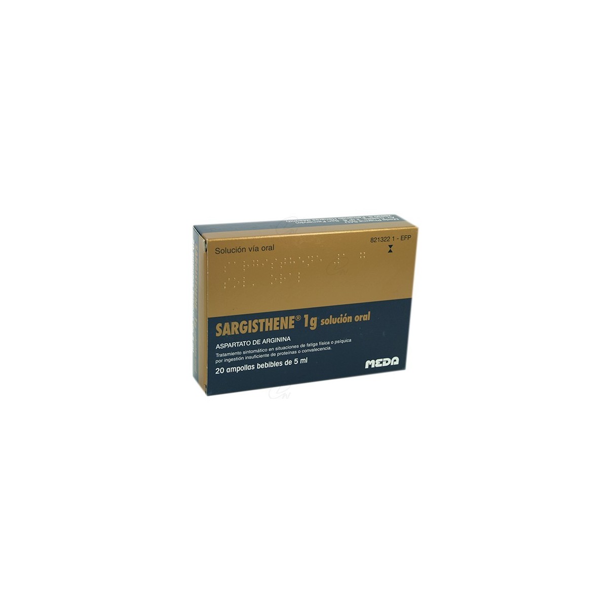 SARGISTHENE 1 g SOLUCION ORAL, 20 ampollas...