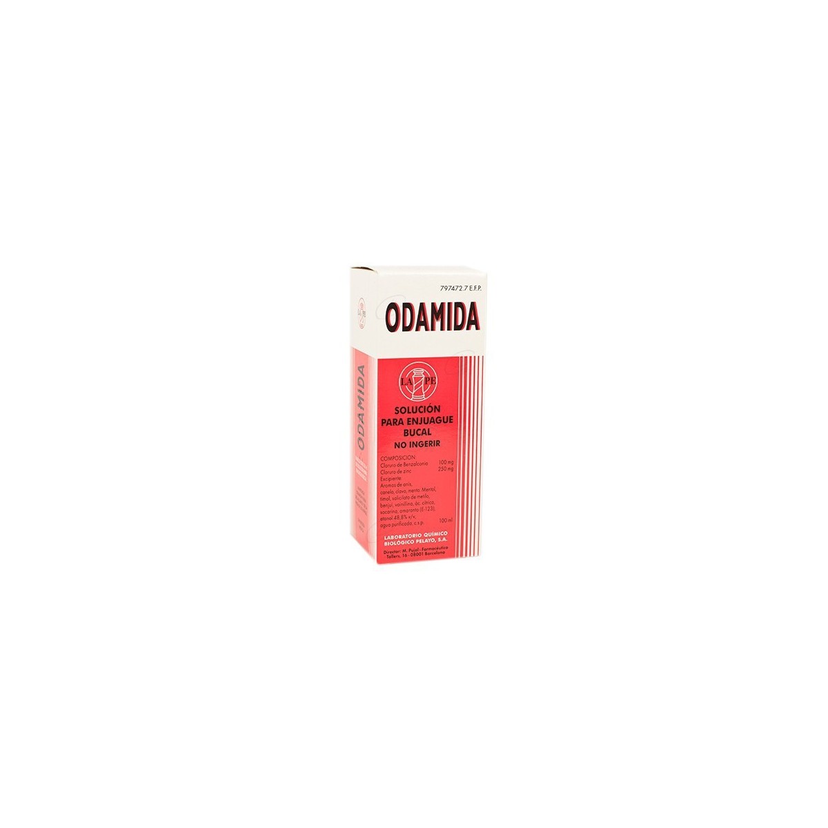 ODAMIDA SOLUCION, 1 frasco de 135 ml