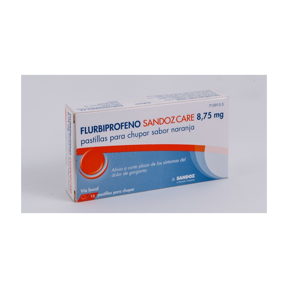 FLURBIPROFENO SANDOZ CARE 8.75 MG 16 PASTILLAS...