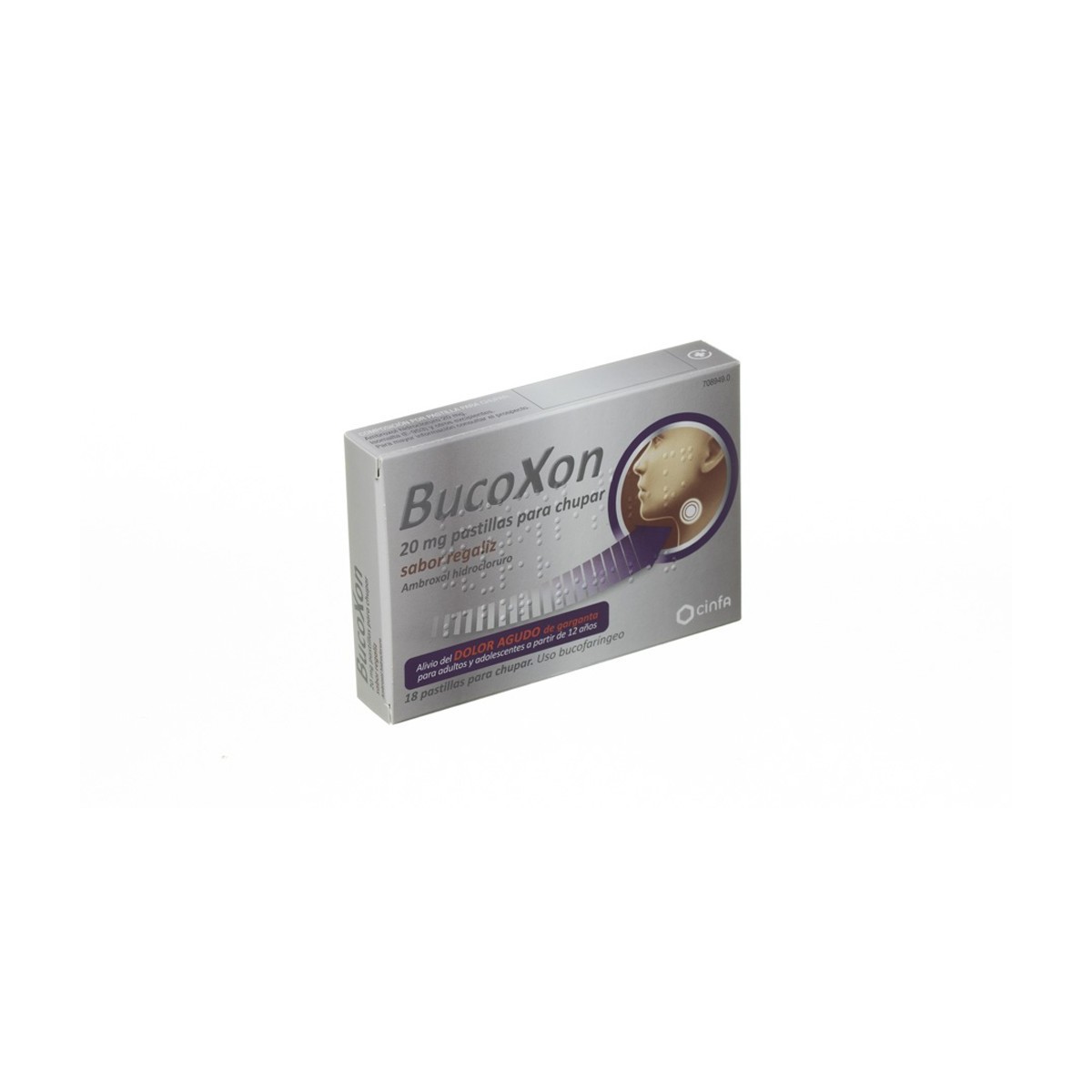 BUCOXON 20 MG 18 PASTILLAS PARA CHUPAR SABOR...
