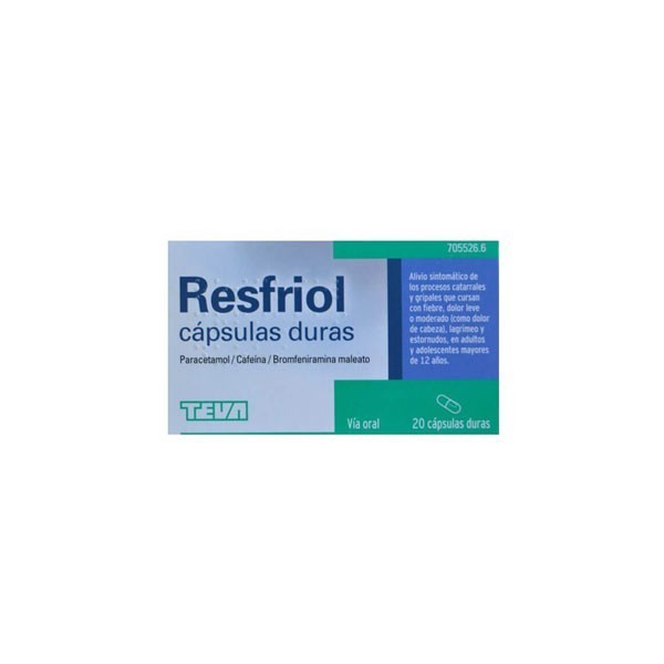 RESFRIOL 20 CAPSULAS
