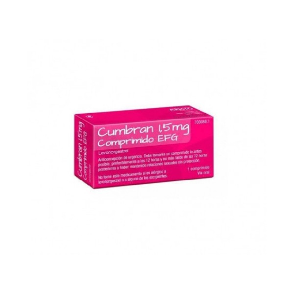 CUMBRAN EFG 1.5 MG 1 COMPRIMIDO