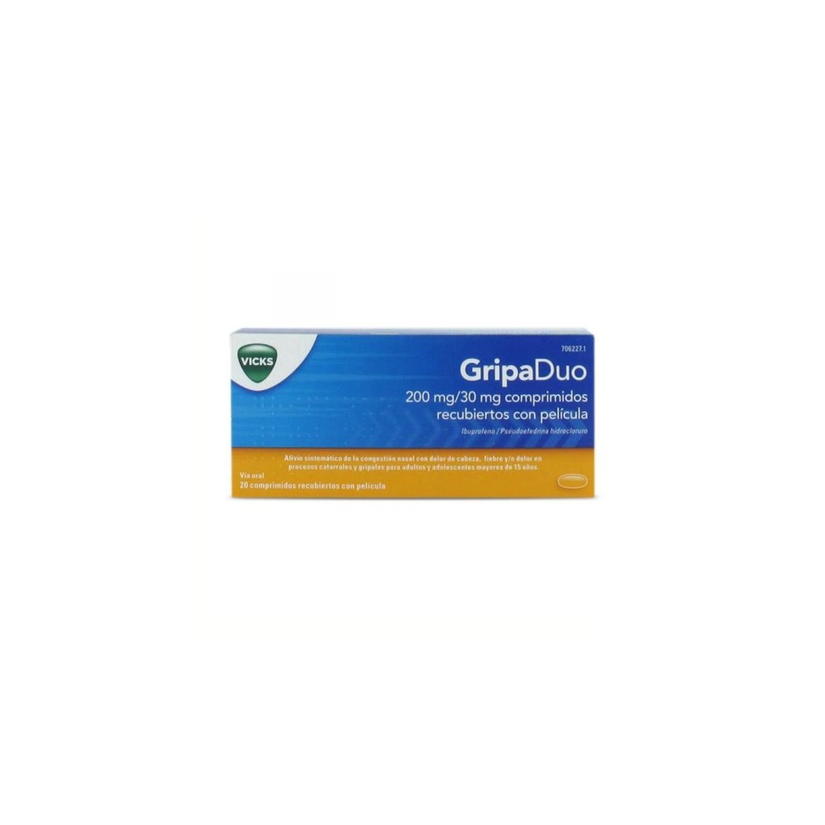 GRIPADUO 200MG/30MG COMPRIMIDOS RECUBIERTOS CON...