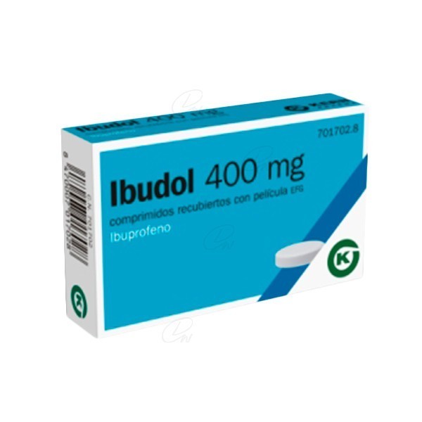 IBUDOL 400 MG COMPRIMIDOS RECUBIERTOS CON PELICULA EFG