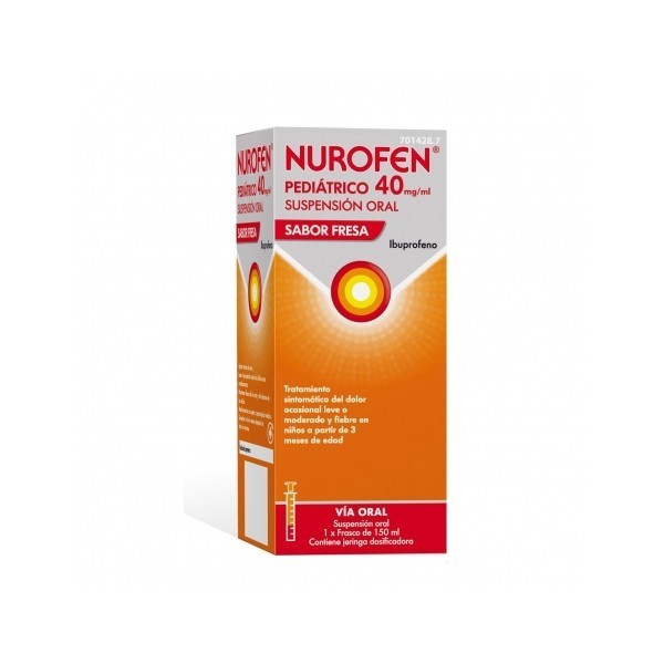 NUROFEN PEDIATRICO 40 MG/ML SUSPENSION ORAL 150 ML FRESA