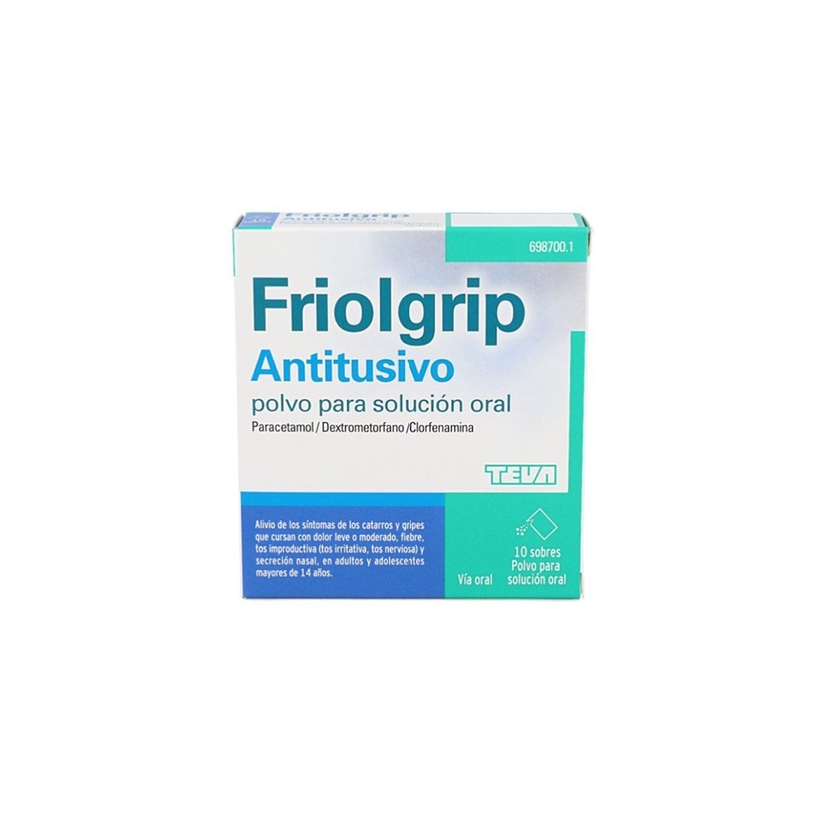 FRIOLGRIP ANTITUSIVO POLVO PARA SOLUCIÓN ORAL