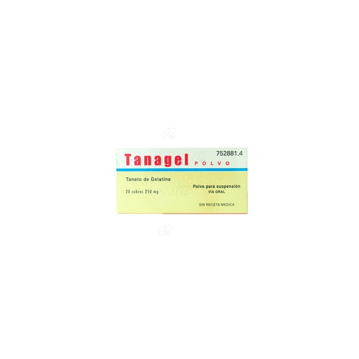 TANAGEL 250 mg POLVO PARA SUSPENSION ORAL, 20...