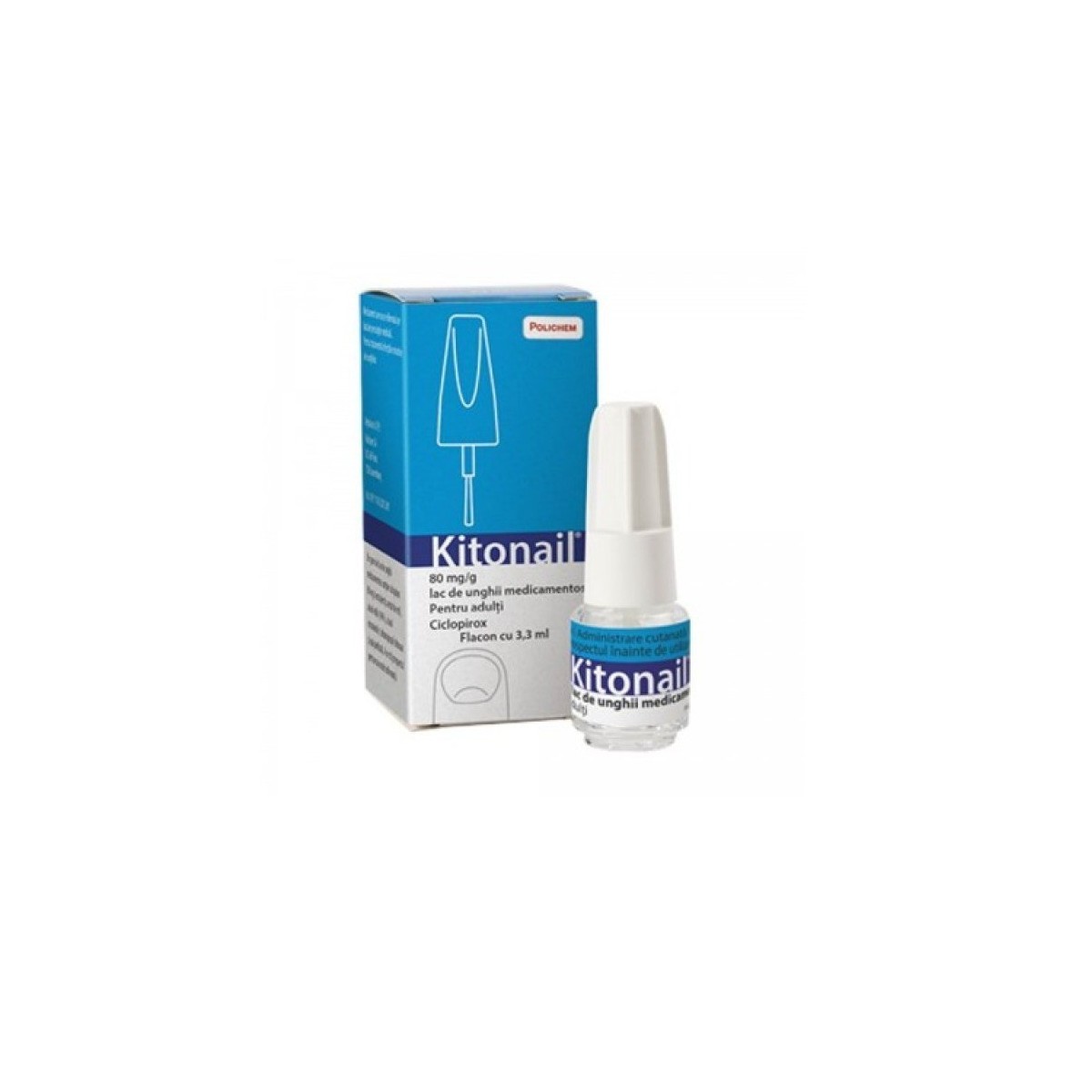 KITONAIL 80 MG/G BARNIZ UÑAS MEDICAMENTOSO 3.3 ML
