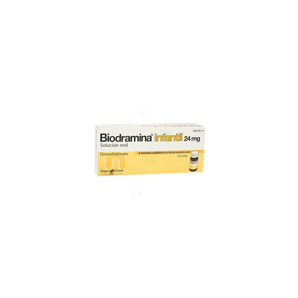 BIODRAMINA INFANTIL 24 MG SOLUCION ORAL, 5...