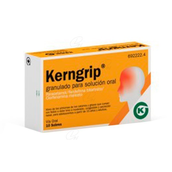 KERNGRIP GRANULADO PARA SOLUCION ORAL, 10 sobres