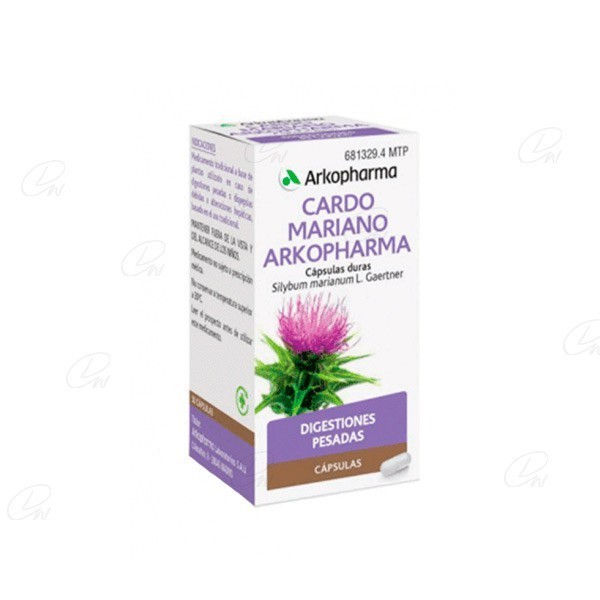 ARKOCAPSULAS CARDO MARIANO 300 mg CAPSULAS DURAS, 100...
