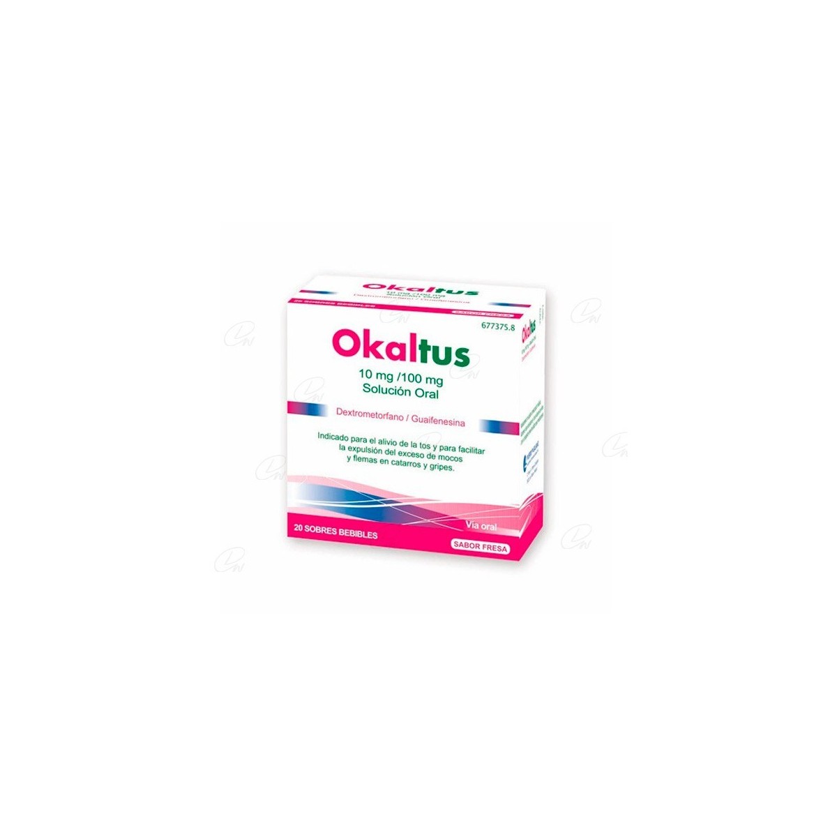OKALTUS 10 mg/100 mg SOLUCION ORAL, 20 sobres