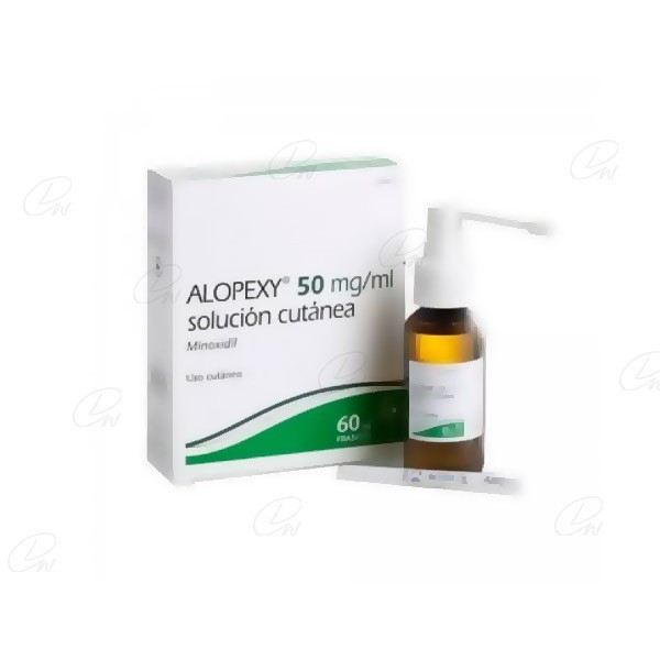 ALOPEXY 50 mg/ml SOLUCION CUTANEA, 3 frascos de 60 ml (PET)