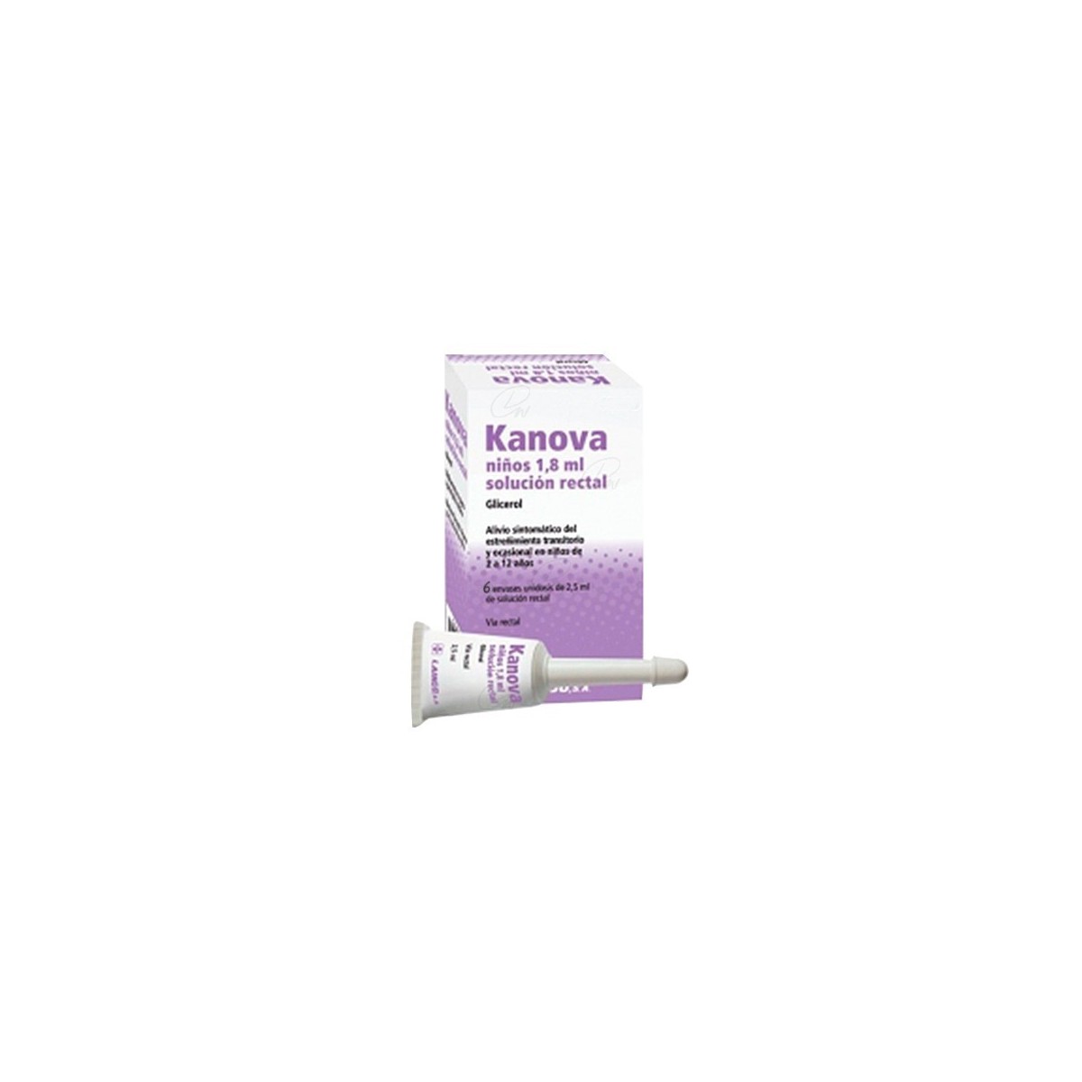 KANOVA NIÑOS 1,8 ml SOLUCION RECTAL, 6 enemas