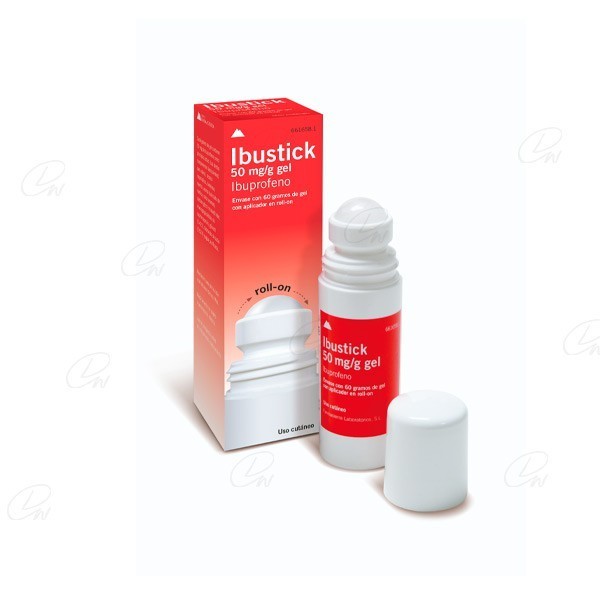 IBUSTICK 50 mg/g GEL, 1 tubo de 60 g