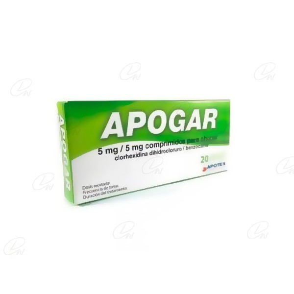 APOGAR 5MG/5MG COMPRIMIDOS PARA CHUPAR, 20 comprimidos
