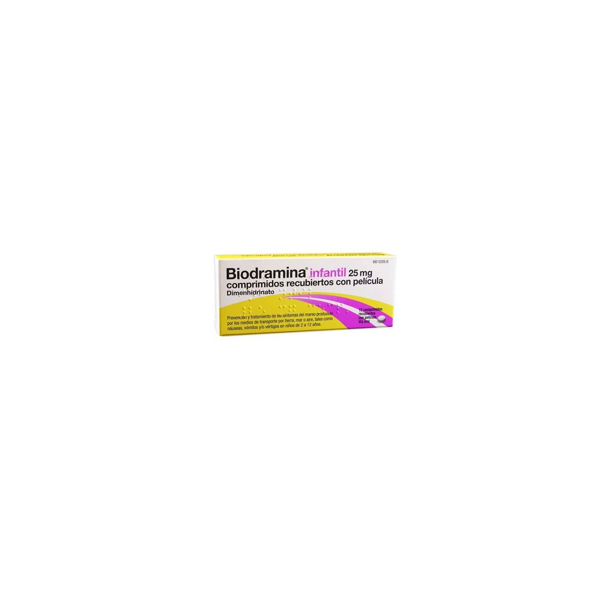 BIODRAMINA INFANTIL 25 mg COMPRIMIDOS...
