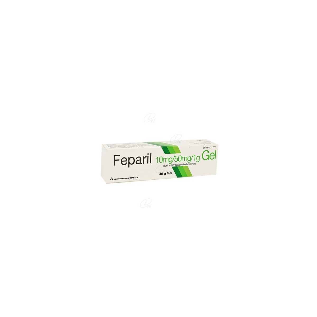 FEPARIL 10mg/g + 50mg/g GEL, 1 tubo de 40 g