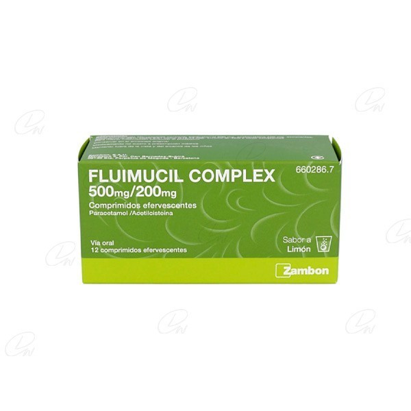 FLUIMUCIL COMPLEX 500 mg/200 mg COMPRIMIDOS...