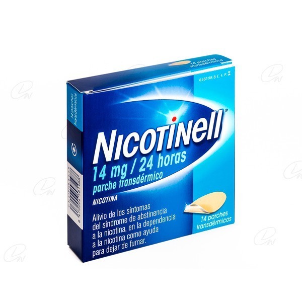 NICOTINELL 7 mg/24 HORAS PARCHES  TRANSDERMICOS, 14 parches