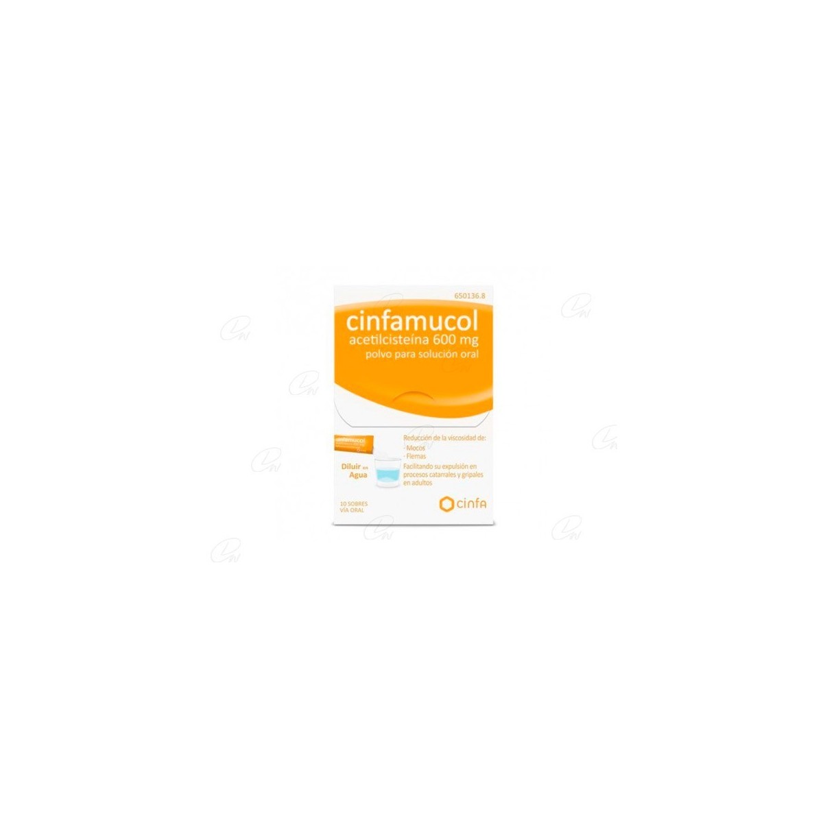 CINFAMUCOL ACETILCISTEINA 200 mg POLVO PARA...