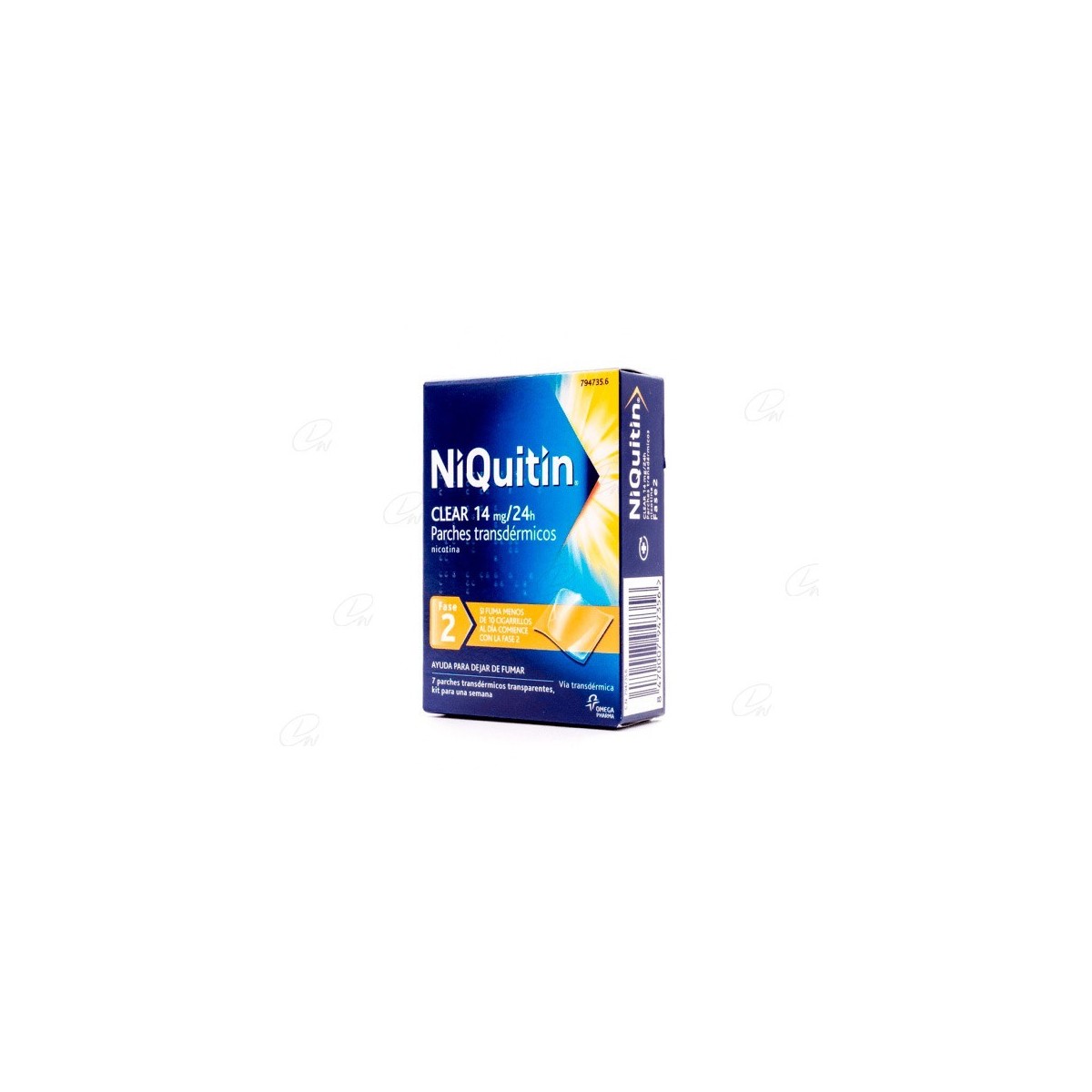 NIQUITIN CLEAR 21 mg/24 HORAS PARCHES...