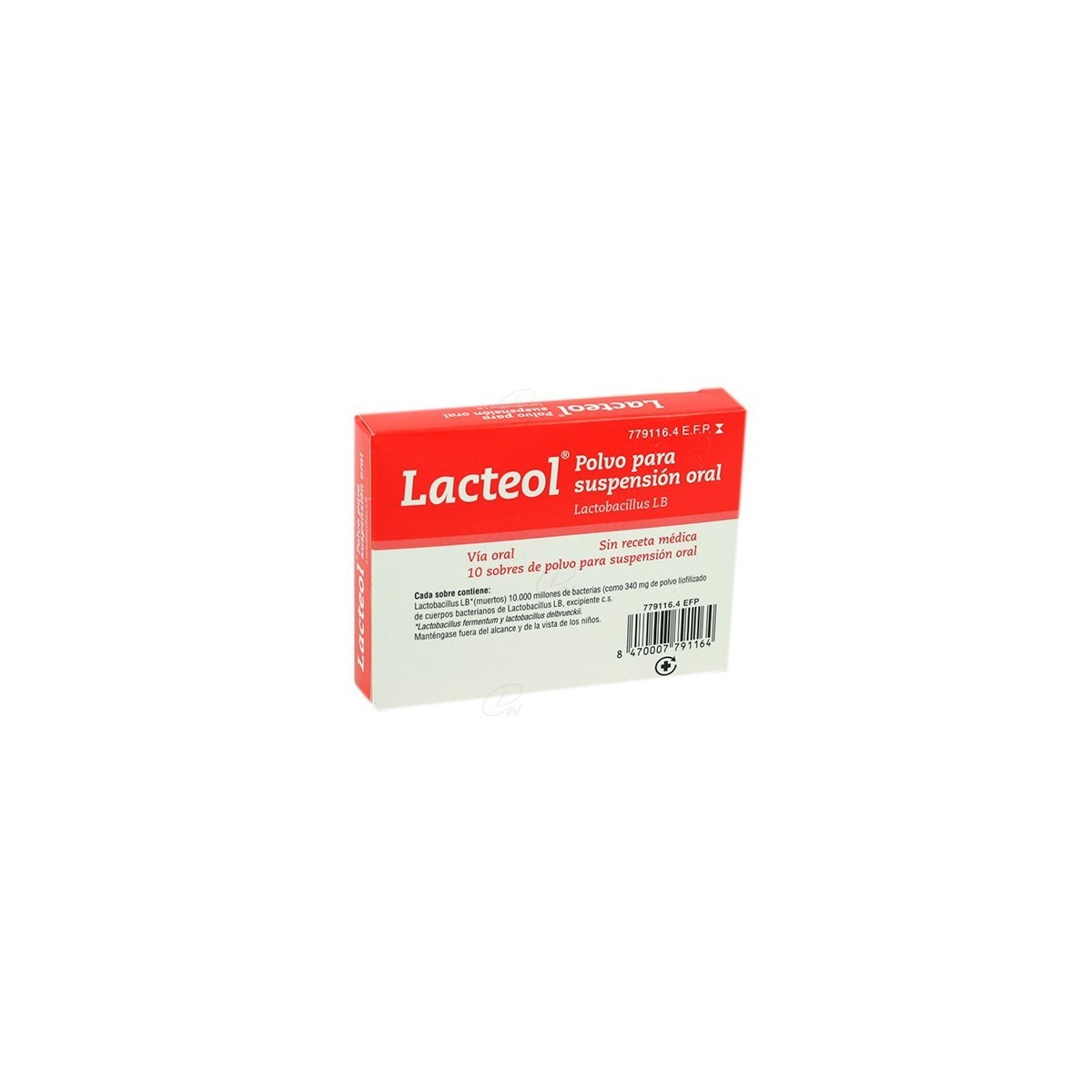 LACTEOL POLVO PARA SUSPENSION ORAL, 10 sobres