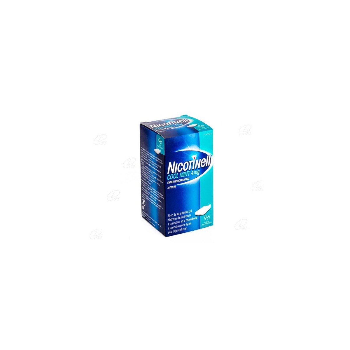 NICOTINELL COOL MINT 4 mg CHICLE MEDICAMENTOSO,...